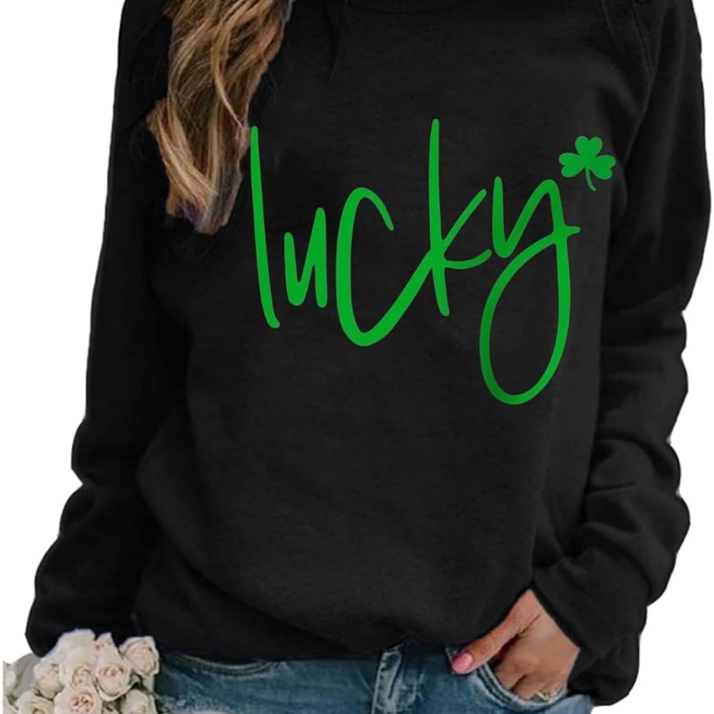 Lightweight St. Patrick’s Day *lucky* Sweatshirt